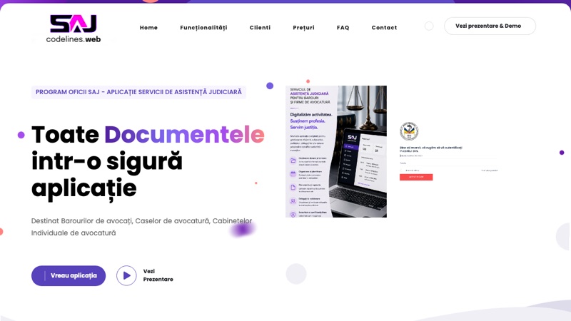 SAJ – program pentru barouri